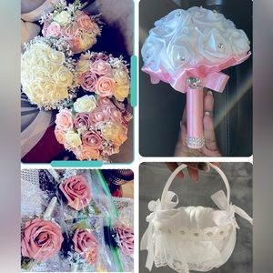 Wedding bouquets and boutonnières